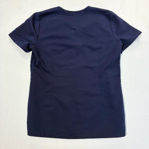 Figs Catarina Top XS Womens Blue Navy Scrub Uniform Shirt - Picture 2 of 5